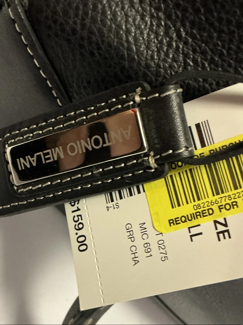 ANTONIO MELANI sleek black